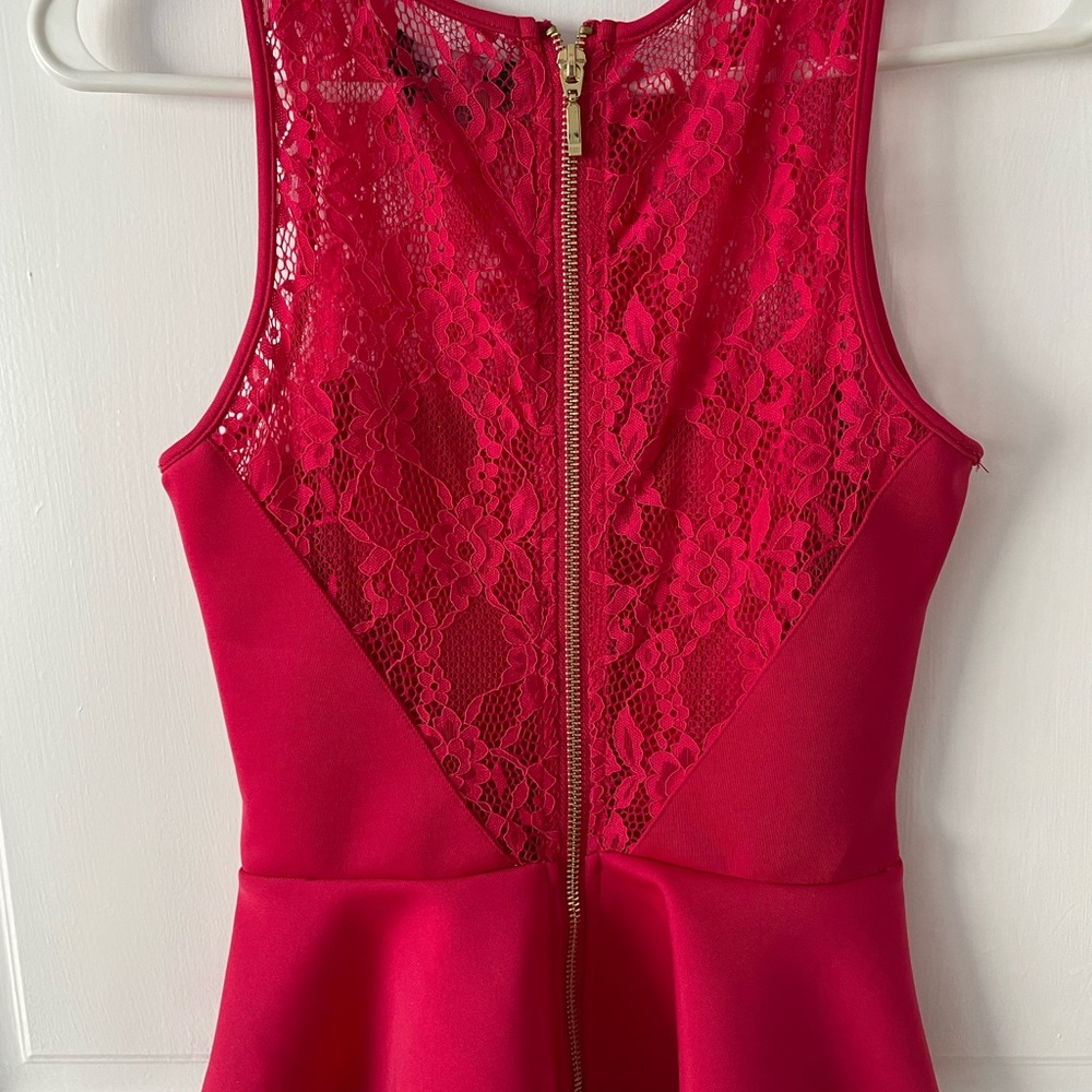 Bebe lace peplum top - Picture 5 of 6